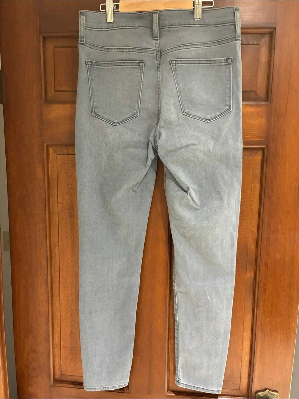J. Crew Light Gray High Rise Skinny Jeans